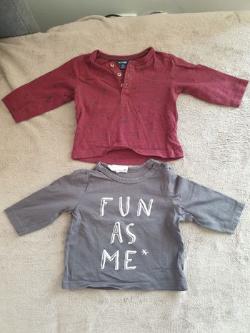 T shirts ML 3 mois