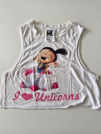 Débardeur crop top large "minions"
