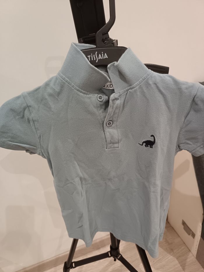 Polo bleu clair 8 ans npo kid - photo numéro 2