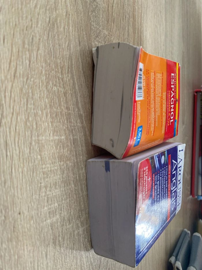 Lot de deux dictionnaires espagnol et anglais - photo numéro 8