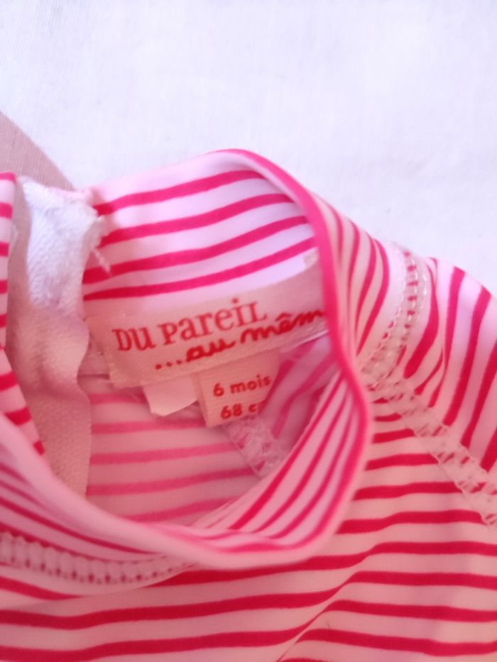 Maillot de bain bébé fille. - Anti uv - 6 mois - Neuf - Du pareil au même - photo numéro 5