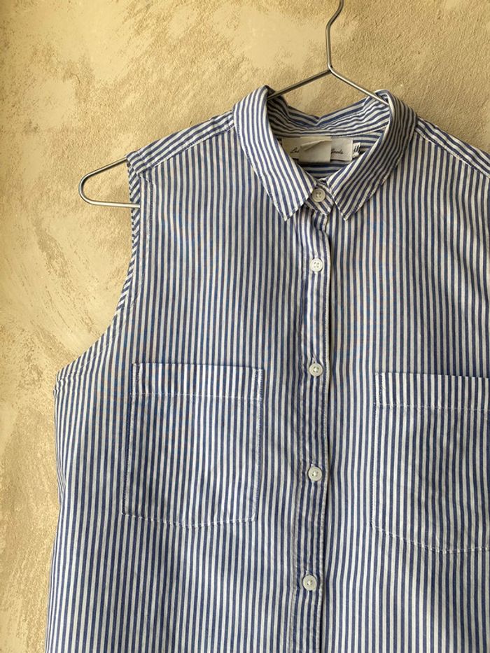 Robe chemise rayé H&M 36 - photo numéro 3