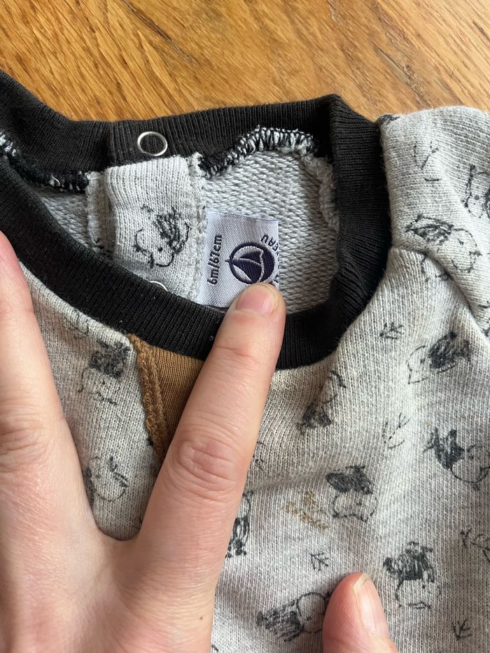 Lot de 2 combinaisons Petit Bateau - photo numéro 3