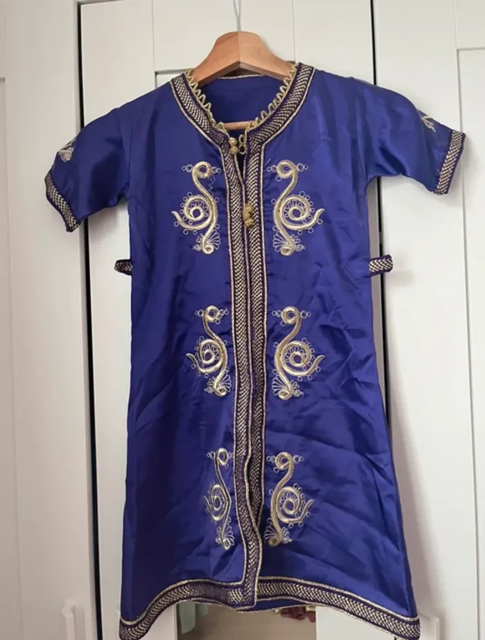 Robe caftan manche courte