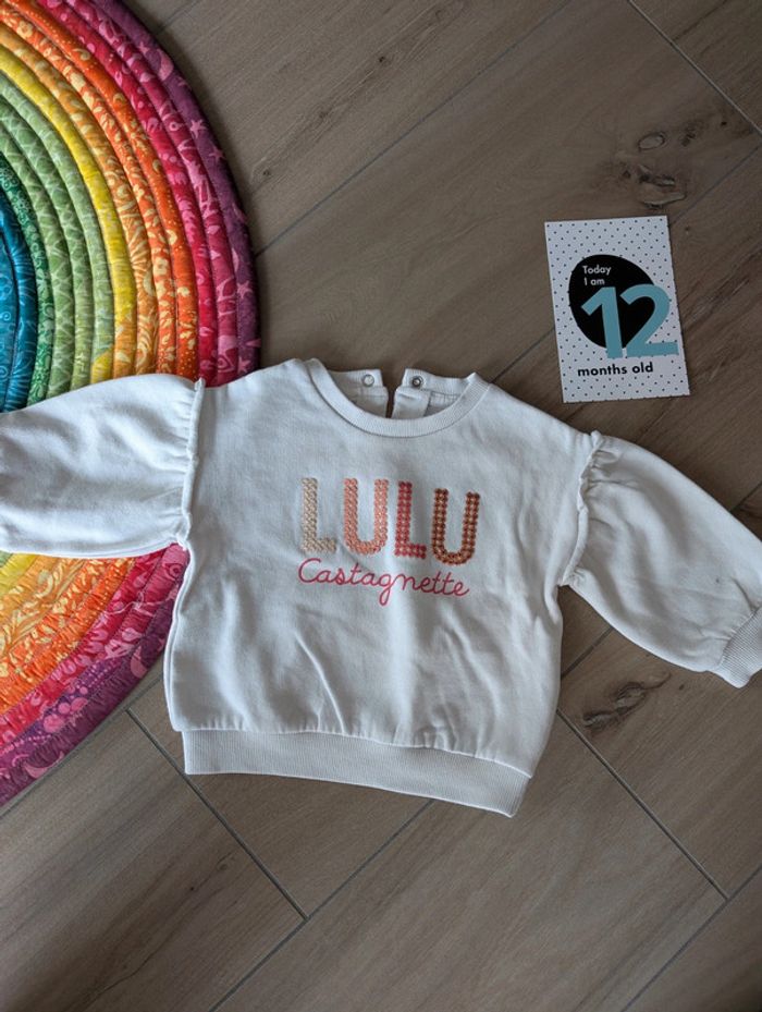 Pull lulu castagnette 12 mois