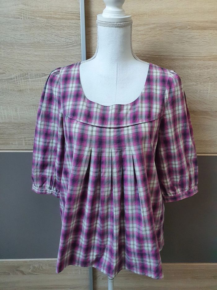 Blouse manches 3/4.