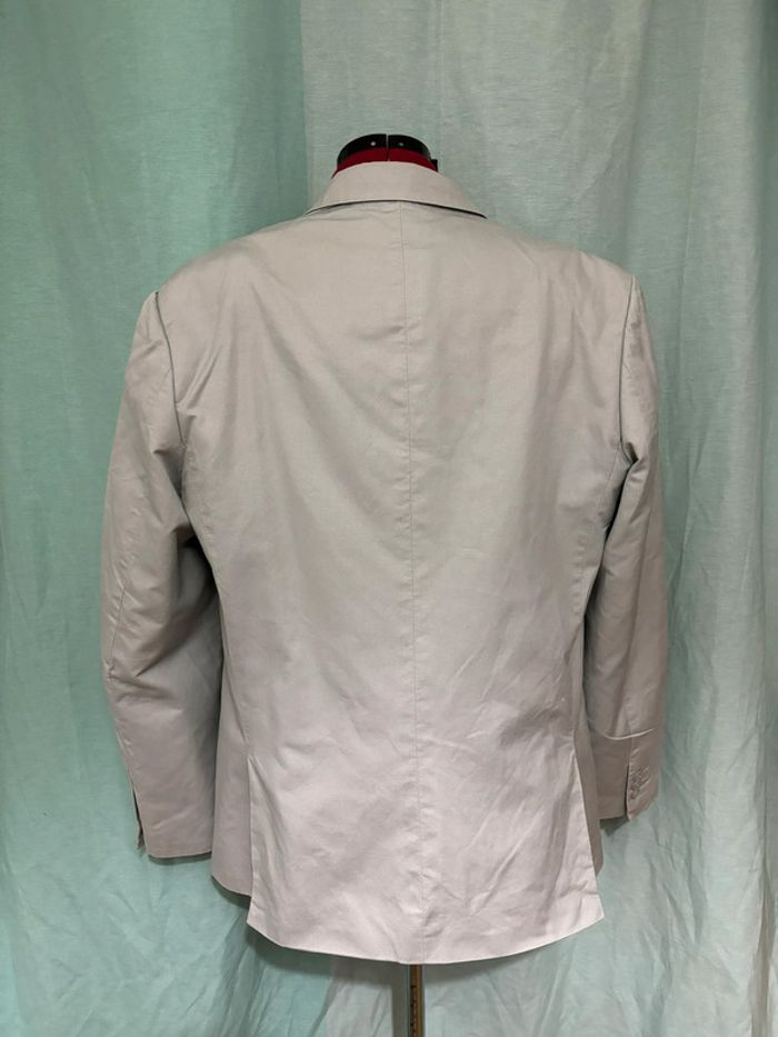 Veste costume gris/beige clair slim fit - photo numéro 2