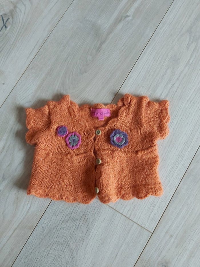 Gilet/boléro sans manches fille 6 mois (78)