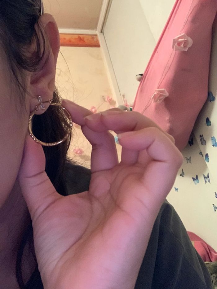 Créoles rétro style vintage en acier inoxydable - photo numéro 2