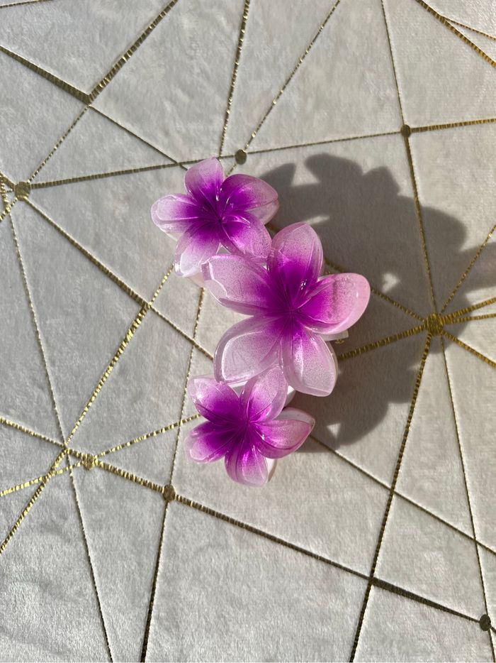 Pince à cheveux fleurs - photo numéro 7