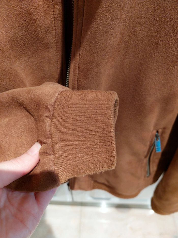 Blouson marron at company taille m - photo numéro 6