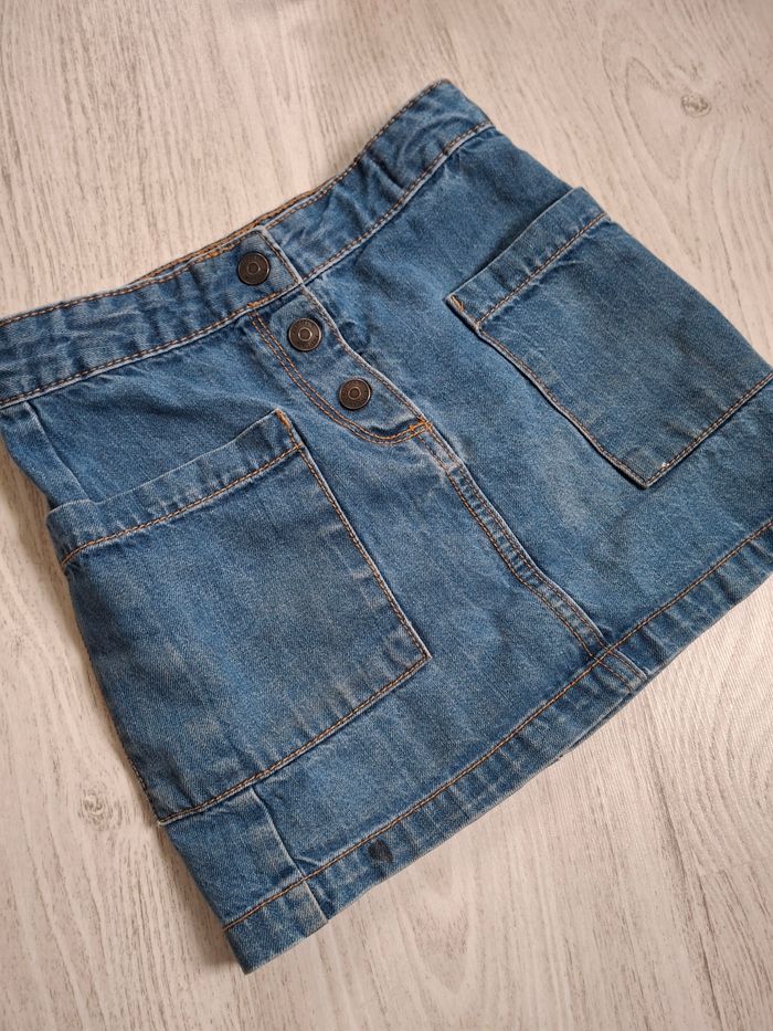 Jupe en jean bleu fille 6 ans - kiabi - photo numéro 2