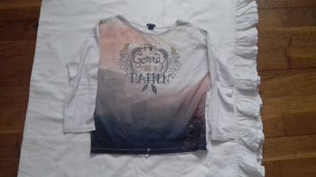 1 tee-shirt manche longue fille 6 ans 