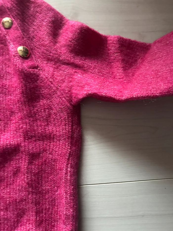 Maille Sézane Trudy fuchsia T. S - photo numéro 6