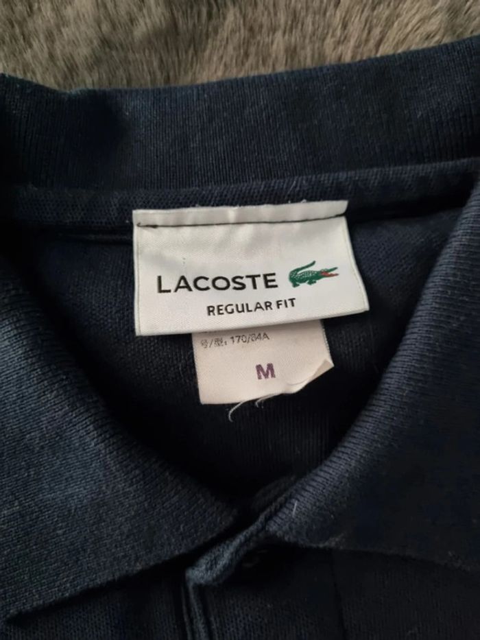 Polo Lacoste bleu marine – Taille M Hommes - photo numéro 5