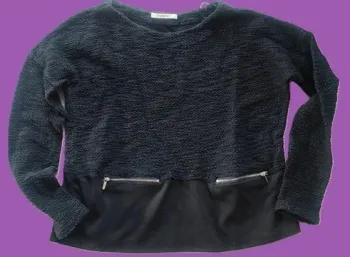 Pull léger femme – Camaïeu – Taille M  – Style texturé & zips subtils