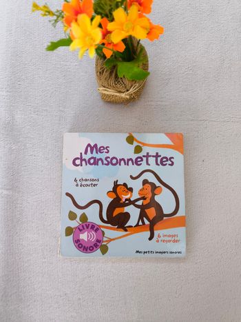 Livre sonore Mes chansonnettes Gallimard