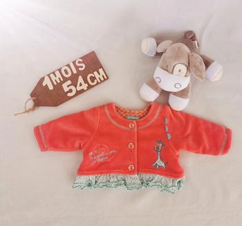 Gilet 👣 chaud et doux, orchestra, 1mois