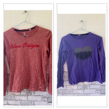 Lot tee shirt manches longues