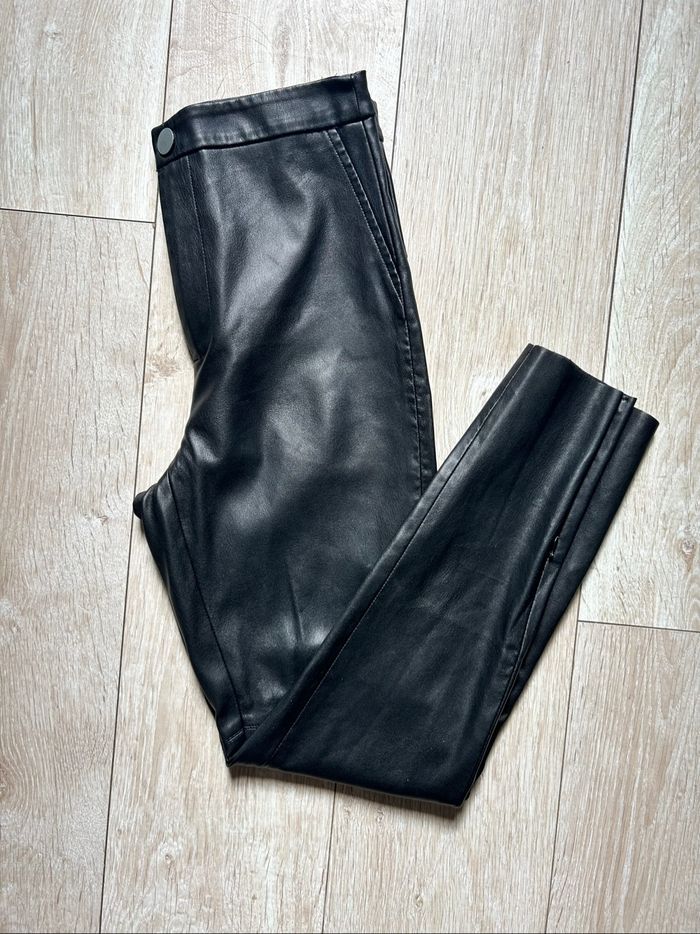 Pantalon similicuir Zara - photo numéro 6