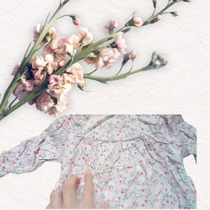 🌸 Chemisier Fleuri bébé fille taille 9 mois - photo numéro 3