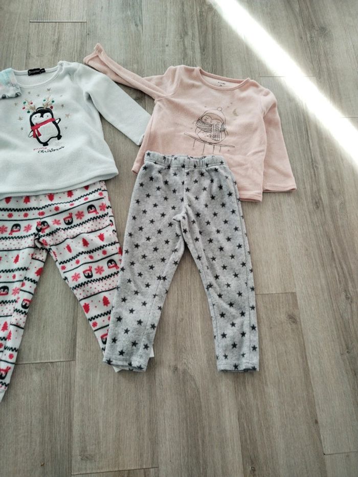 Pyjama polaire hiver fille 3 ans. - photo numéro 3