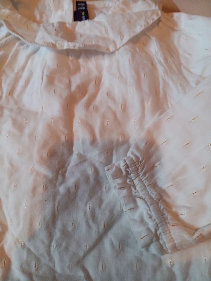Petite blouse avec fil doré 18 mois sergent major - photo numéro 2