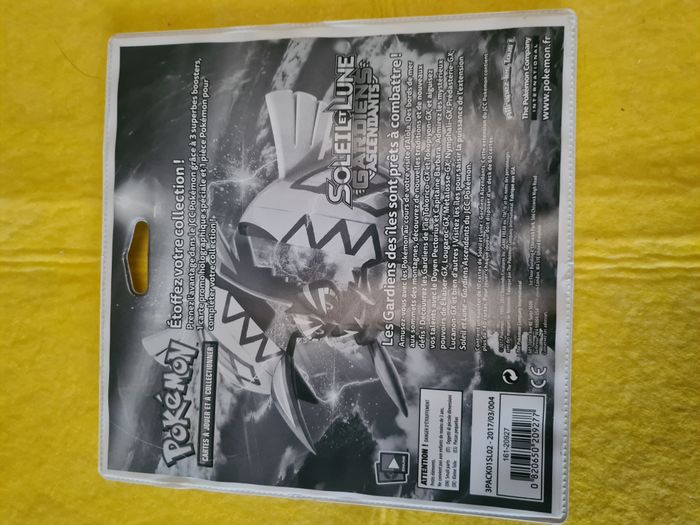 TriPack Pokémon Booster Soleil et Lune Gardiens Ascendants Promo Lucanon - photo numéro 3