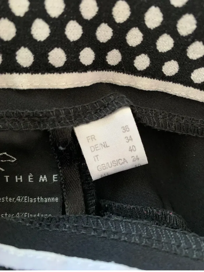 Pantalon Equitheme  Lotty – Noir – Taille 36 – Très Bon État - photo numéro 5