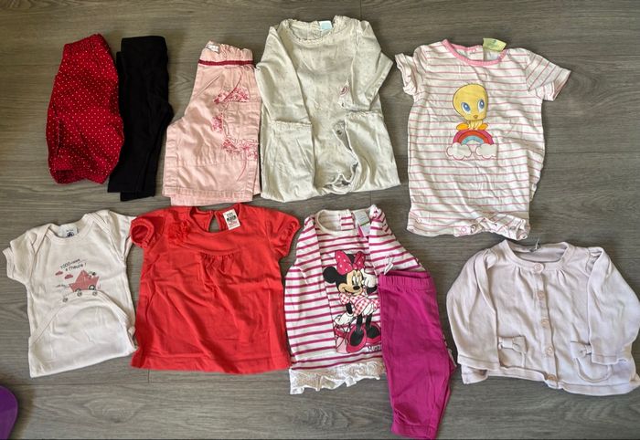 Lot vêtements 9 mois fille été