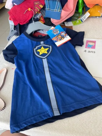 Pyjama, short, Pat’Patrouille, quatre ans neuf