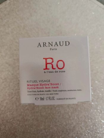 Masque Hydraboost a la rose Arnaud Paris