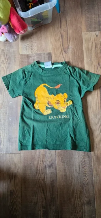 T-shirt vert disney 4 ans