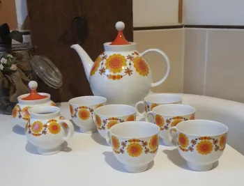 Ensemble service porcelaine à café/thé Vintage