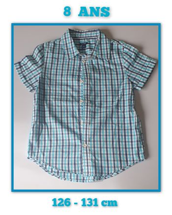Chemise garçon – 8 ans (126-131 cm)