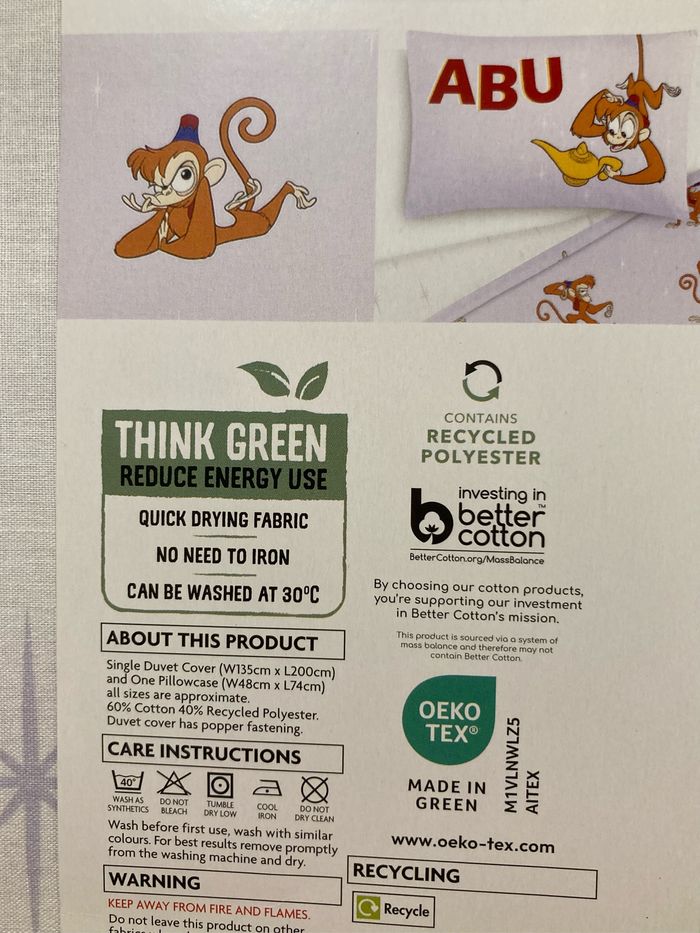 Parure de couette single abu - photo numéro 4