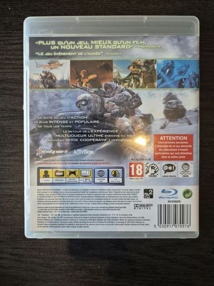PS3 Call duty Modern Warfare 2 - photo numéro 4