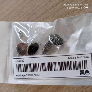 Lot de 2 paires de boucles d'oreilles