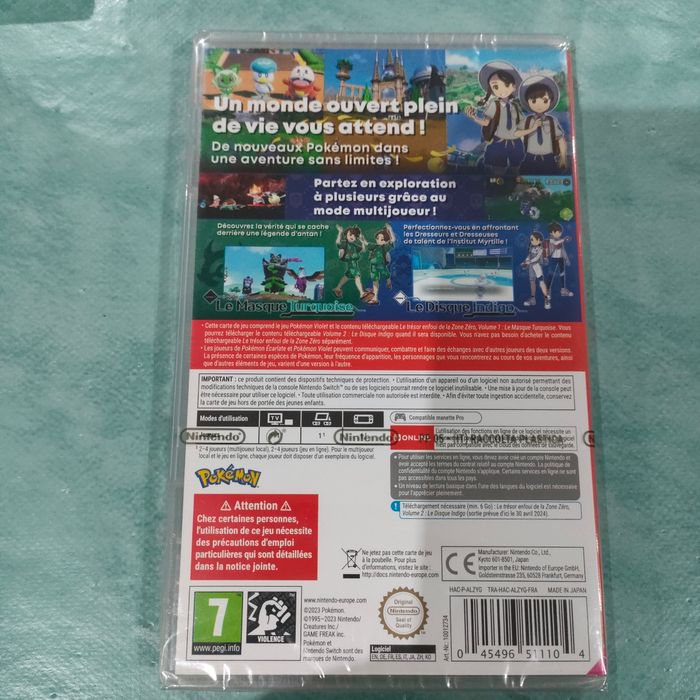 Pokémon violet Nintendo Switch neuf - photo numéro 2