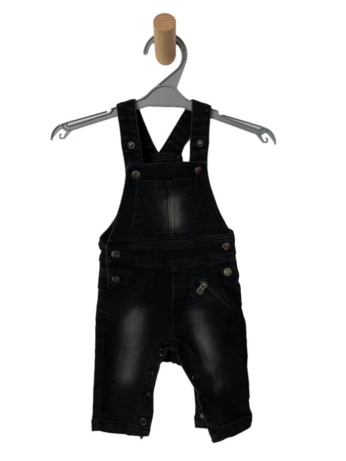 Salopette en jean noir stretch - Z Grain de blé 3 mois (59cm)