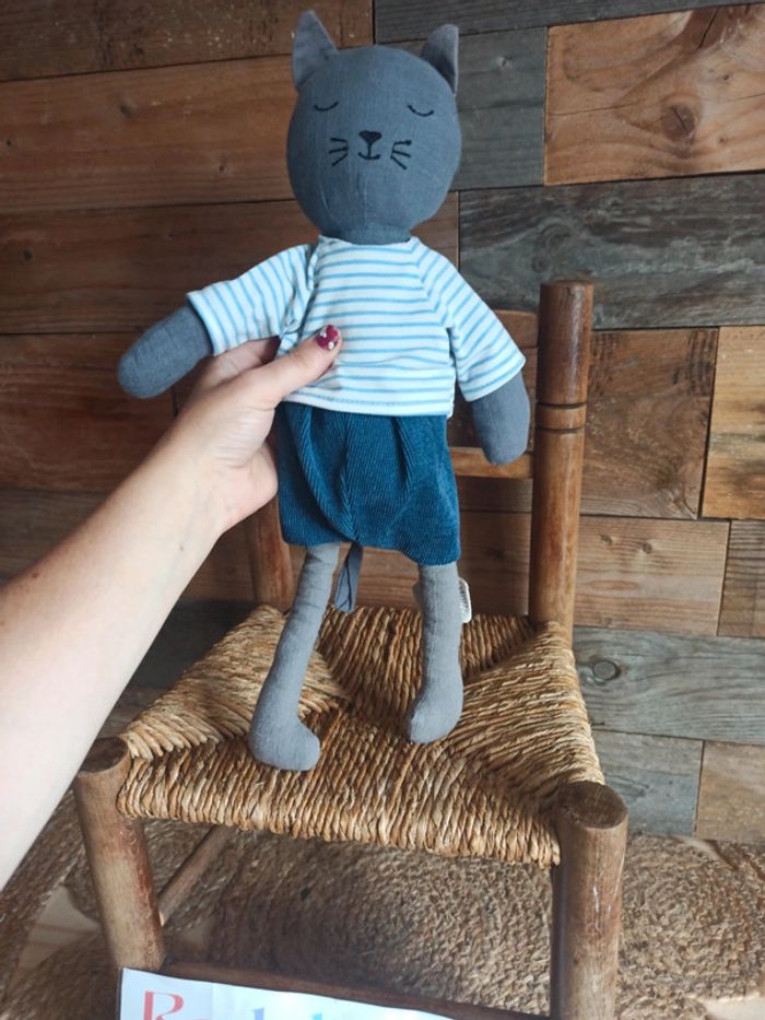 Peluche chat frisette tbe - photo numéro 5