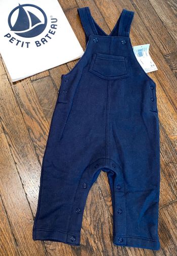 salopette Petit Bateau 6 mois neuf avec étiquette