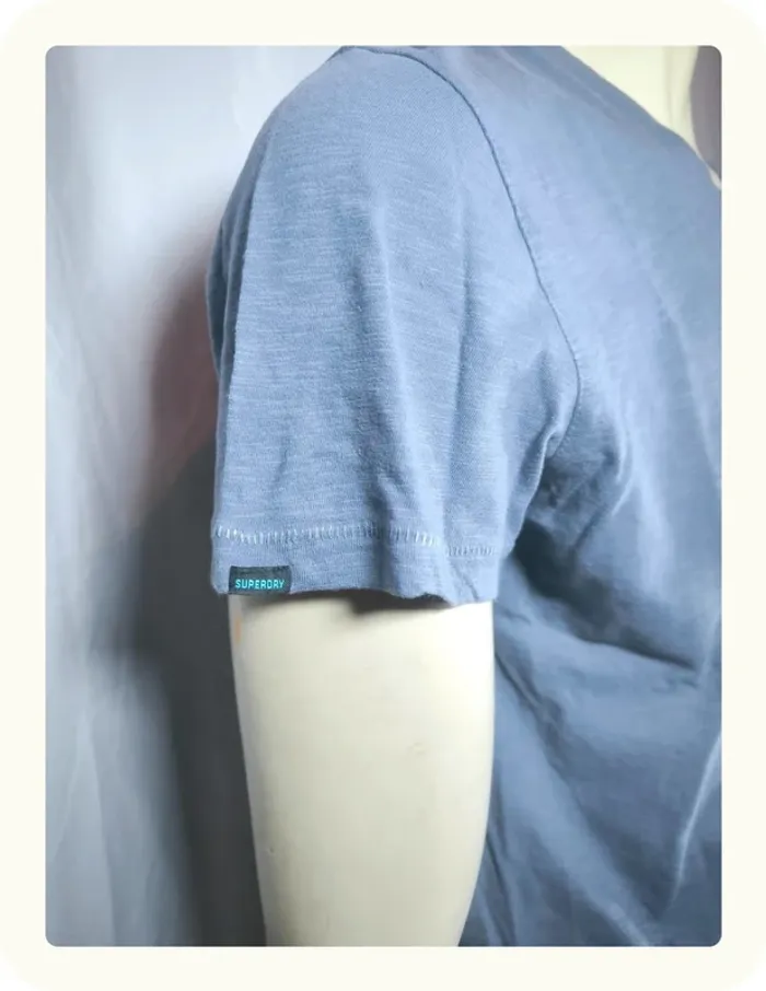 Tee shirt Col V Homme Superdry Taille M 38 - photo numéro 2