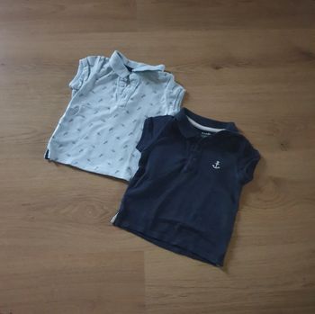 💚 Lot de 2 polos MC 12 mois kiabi #emyfleury_12moisgarçon