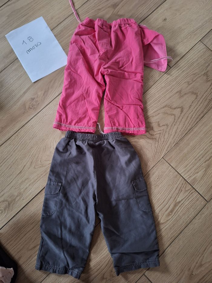 Lot 2 pantalons 18 mois fille - photo numéro 2