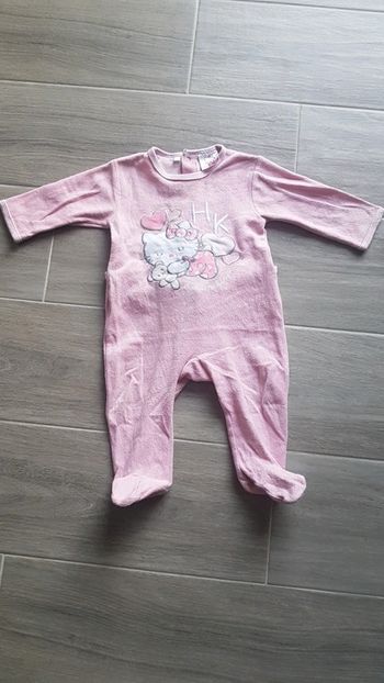 Grenouillère rose Hello Kitty 12 M