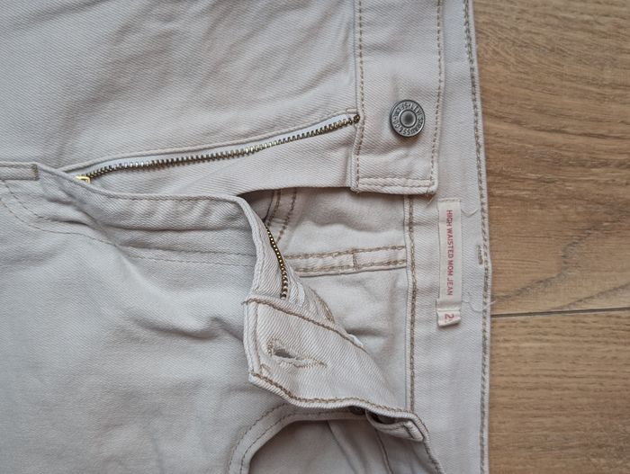 Jean levis high waisted mom crème w29l27 - photo numéro 3