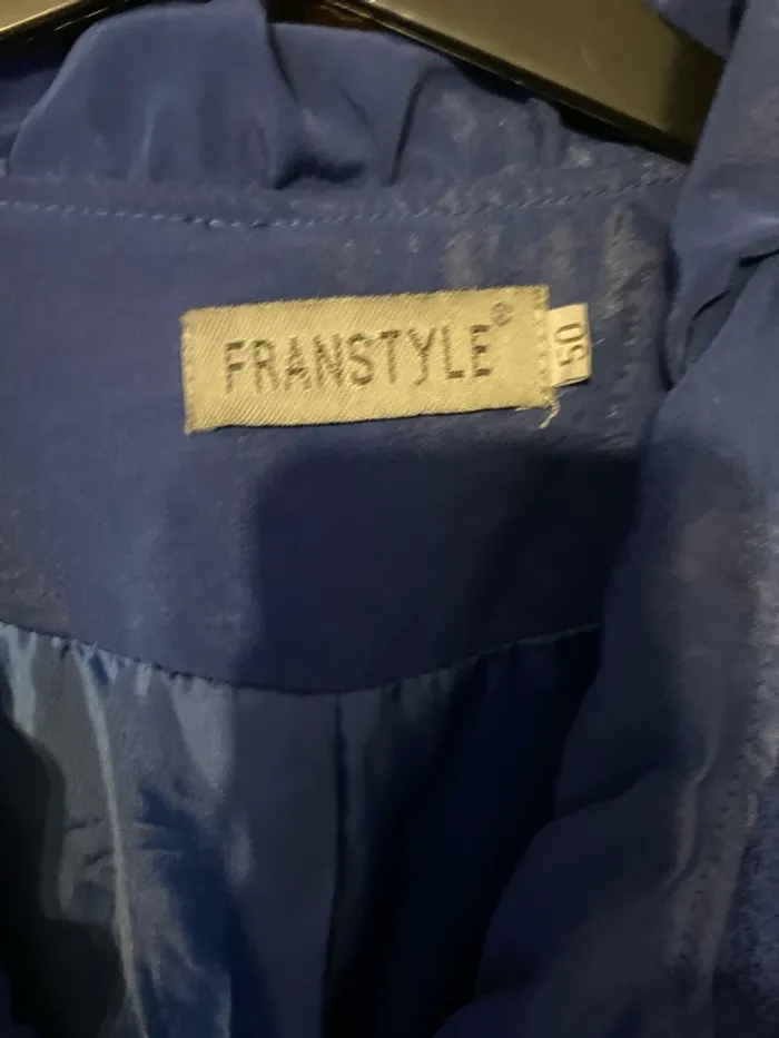 superbe robe tunique bleu Franstyle 50 - photo numéro 4