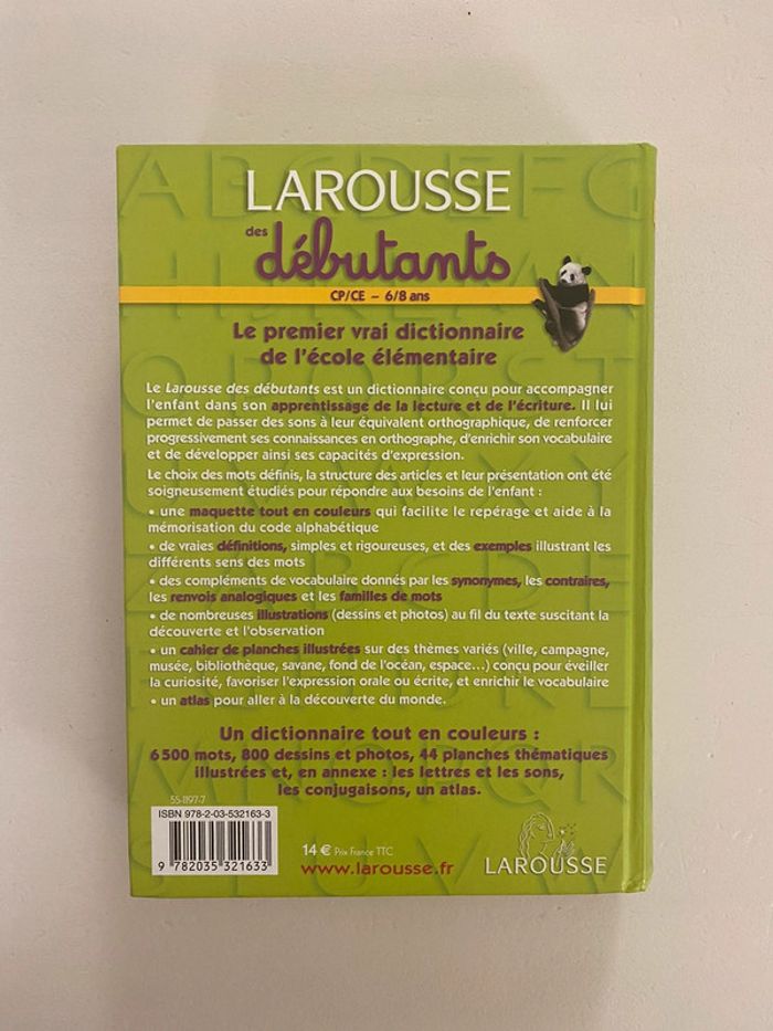 Dictionnaire Larousse des débutants 6/8 ans - CP/CE - photo numéro 19