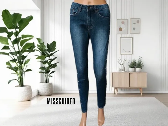 Jean skinny Missguided ,taille mi-haute ,stretch